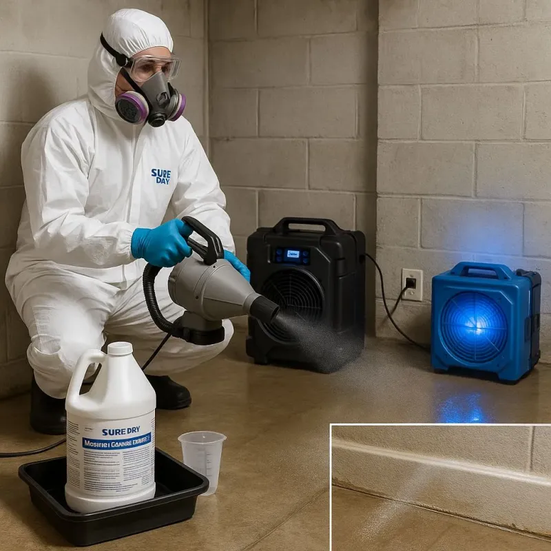Sanitization and Odor Removal process in Wolcott, CT