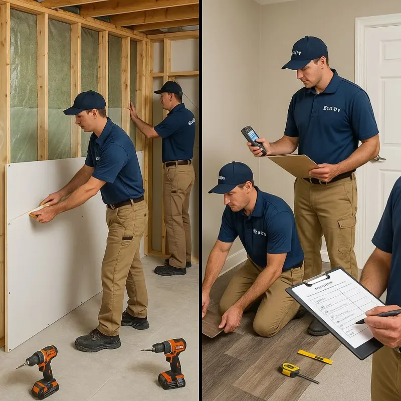 Repairs and Reconstruction process in Wolcott, CT